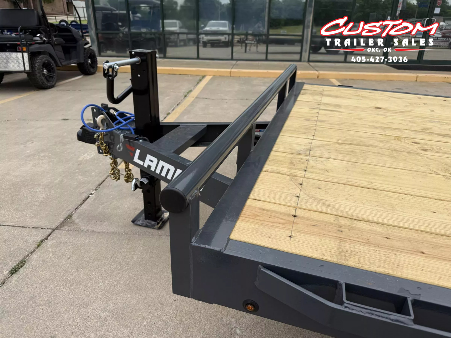 New #143412 2025 LAMAR H6 20 X 83 TANDEM AXLE 14K EQUIPMENT HAULER W/ STAND UP RAMPS