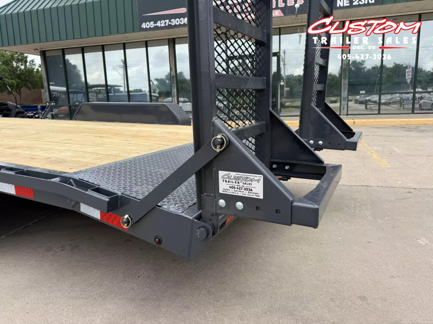 New #143412 2025 LAMAR H6 20 X 83 TANDEM AXLE 14K EQUIPMENT HAULER W/ STAND UP RAMPS