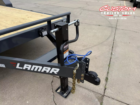 New #143412 2025 LAMAR H6 20 X 83 TANDEM AXLE 14K EQUIPMENT HAULER W/ STAND UP RAMPS