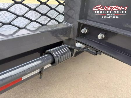 New #143412 2025 LAMAR H6 20 X 83 TANDEM AXLE 14K EQUIPMENT HAULER W/ STAND UP RAMPS