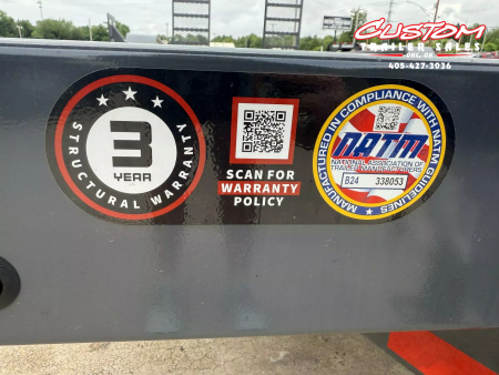 New #143412 2025 LAMAR H6 20 X 83 TANDEM AXLE 14K EQUIPMENT HAULER W/ STAND UP RAMPS