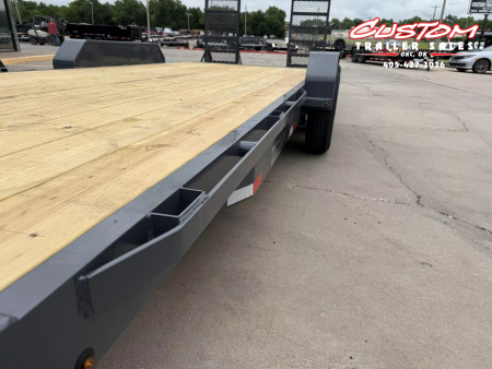 New #143412 2025 LAMAR H6 20 X 83 TANDEM AXLE 14K EQUIPMENT HAULER W/ STAND UP RAMPS