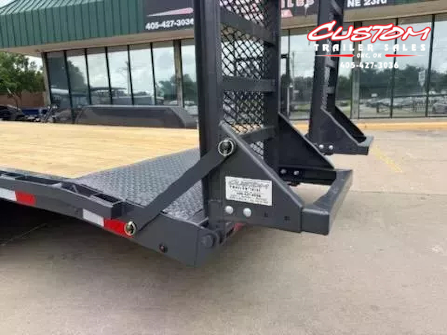 New #143649 2025 LAMAR H6 20 X 83 TANDEM AXLE 14K EQUIPMENT HAULER W/ STAND UP RAMPS