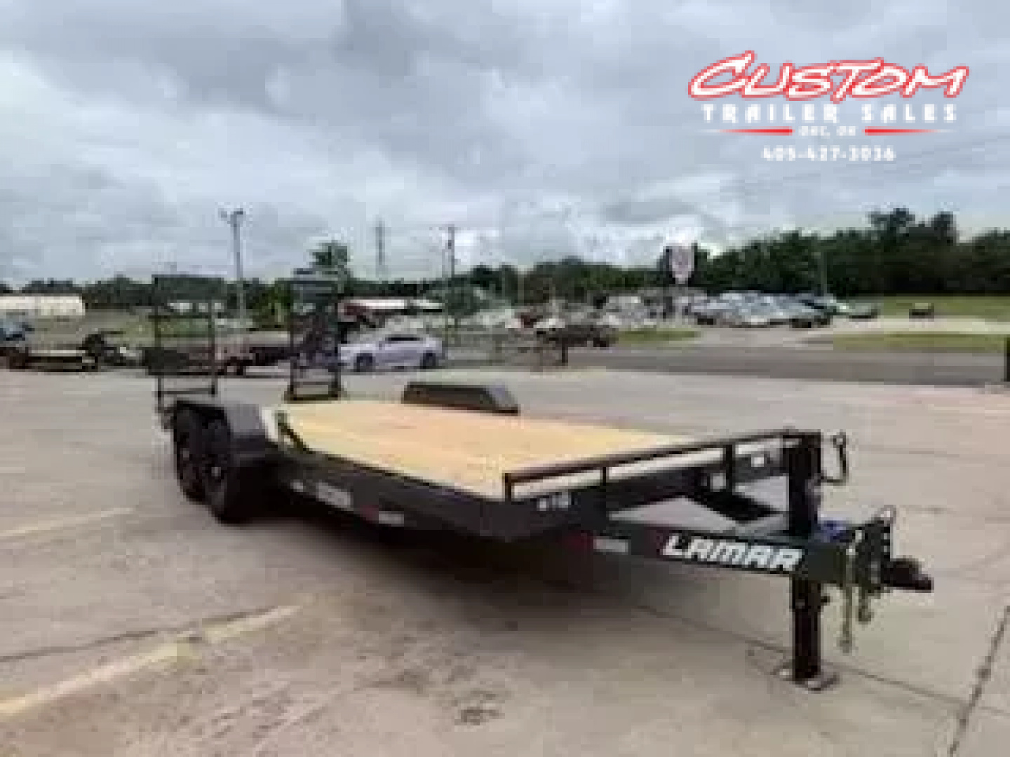 New #143649 2025 LAMAR H6 20 X 83 TANDEM AXLE 14K EQUIPMENT HAULER W/ STAND UP RAMPS