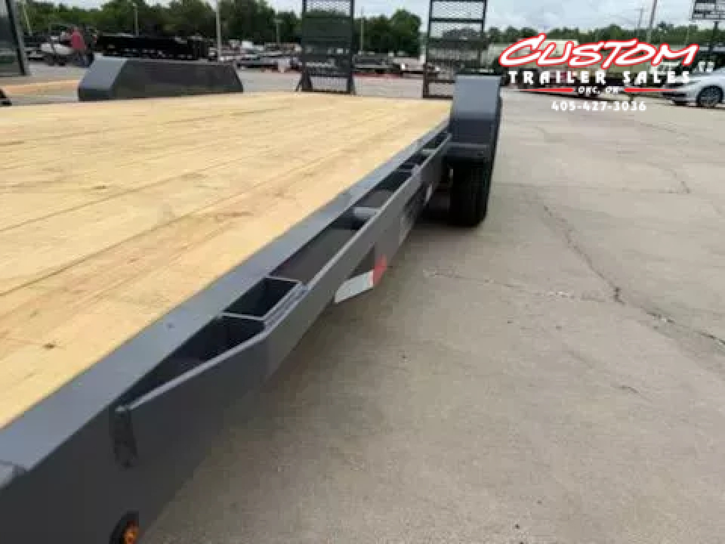 New #143649 2025 LAMAR H6 20 X 83 TANDEM AXLE 14K EQUIPMENT HAULER W/ STAND UP RAMPS