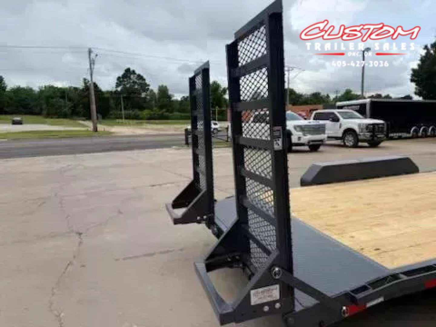 New #143649 2025 LAMAR H6 20 X 83 TANDEM AXLE 14K EQUIPMENT HAULER W/ STAND UP RAMPS