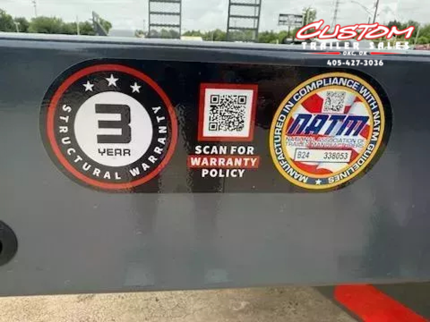 New #143649 2025 LAMAR H6 20 X 83 TANDEM AXLE 14K EQUIPMENT HAULER W/ STAND UP RAMPS