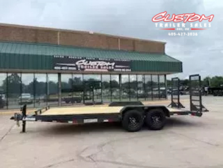 New #143649 2025 LAMAR H6 20 X 83 TANDEM AXLE 14K EQUIPMENT HAULER W/ STAND UP RAMPS