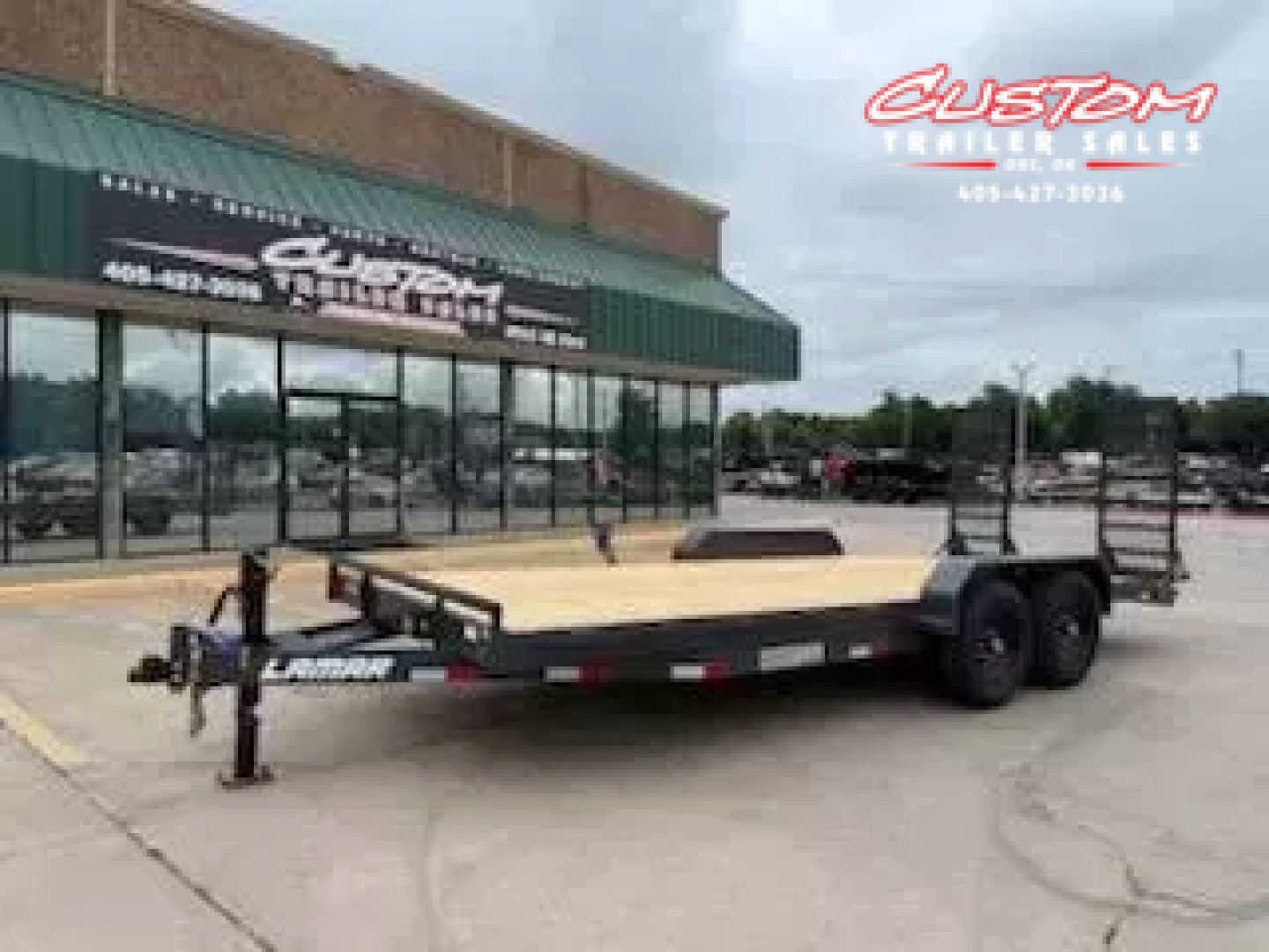 New #143650 2025 LAMAR H6 20 X 83 TANDEM AXLE 14K EQUIPMENT HAULER W/ STAND UP RAMPS