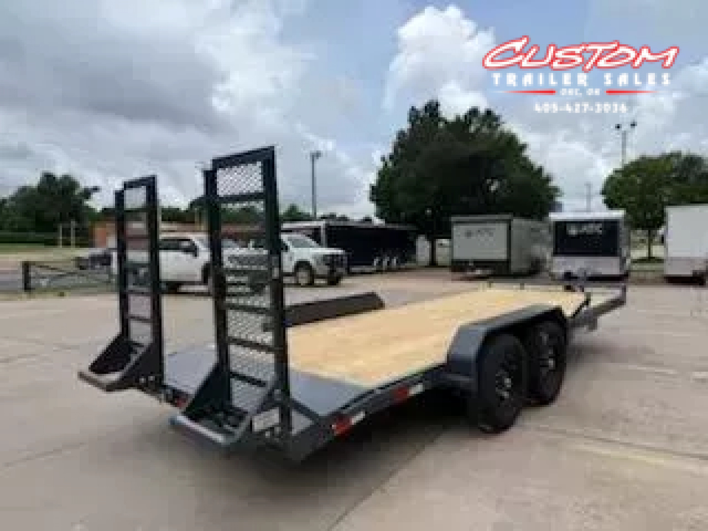 New #143650 2025 LAMAR H6 20 X 83 TANDEM AXLE 14K EQUIPMENT HAULER W/ STAND UP RAMPS