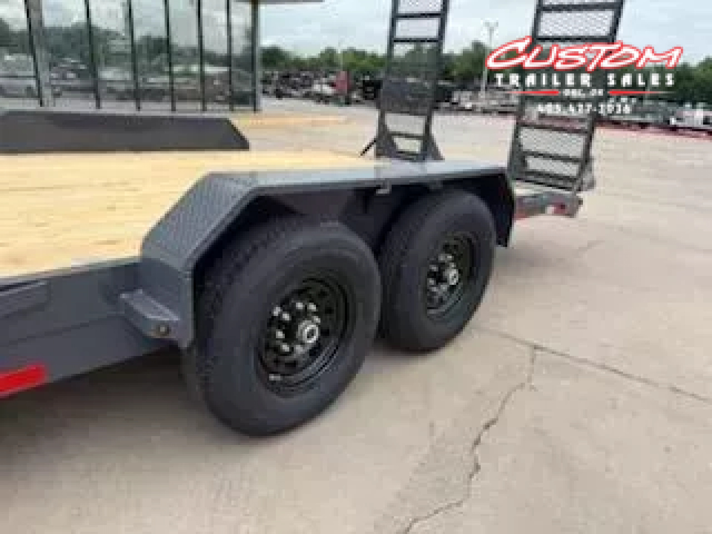 New #143650 2025 LAMAR H6 20 X 83 TANDEM AXLE 14K EQUIPMENT HAULER W/ STAND UP RAMPS