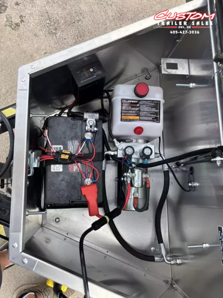 New #143845 2026 SOUTHLAND SL510 5 X 10 TANDEM AXLE 10K BUMPER PULL DUMP TRAILER W/ SPARE TIRE