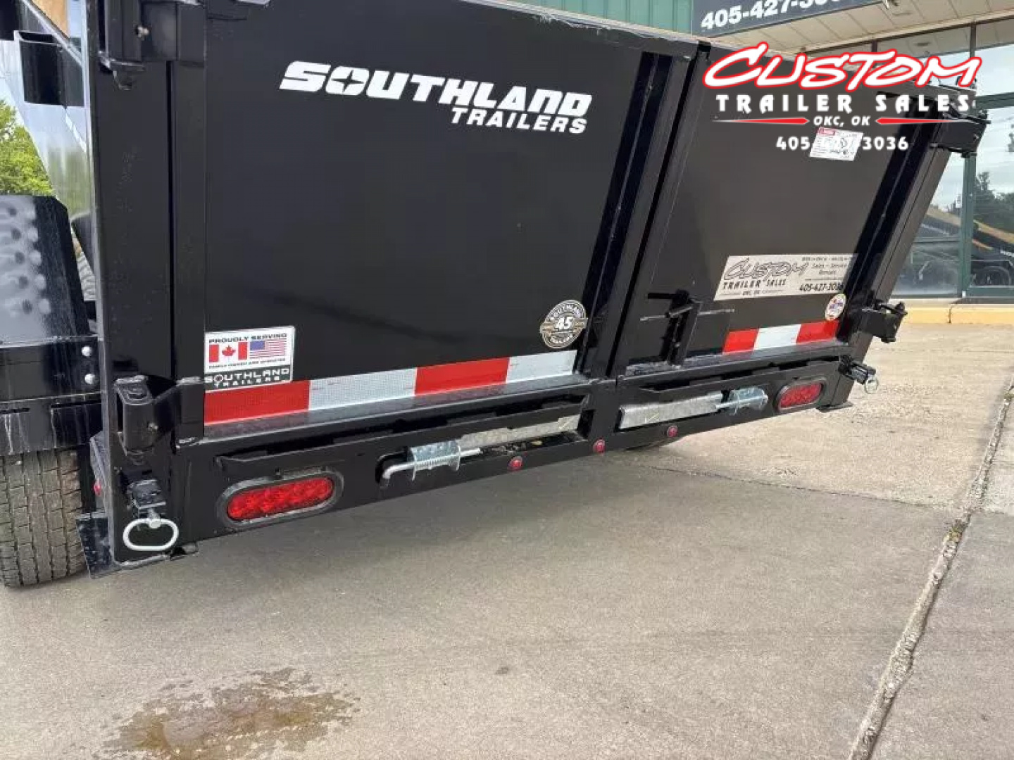 New #143851 2026 SOUTHLAND SL510 5 X 10 TANDEM AXLE 10K BUMPER PULL DUMP TRAILER W/ SPARE TIRE