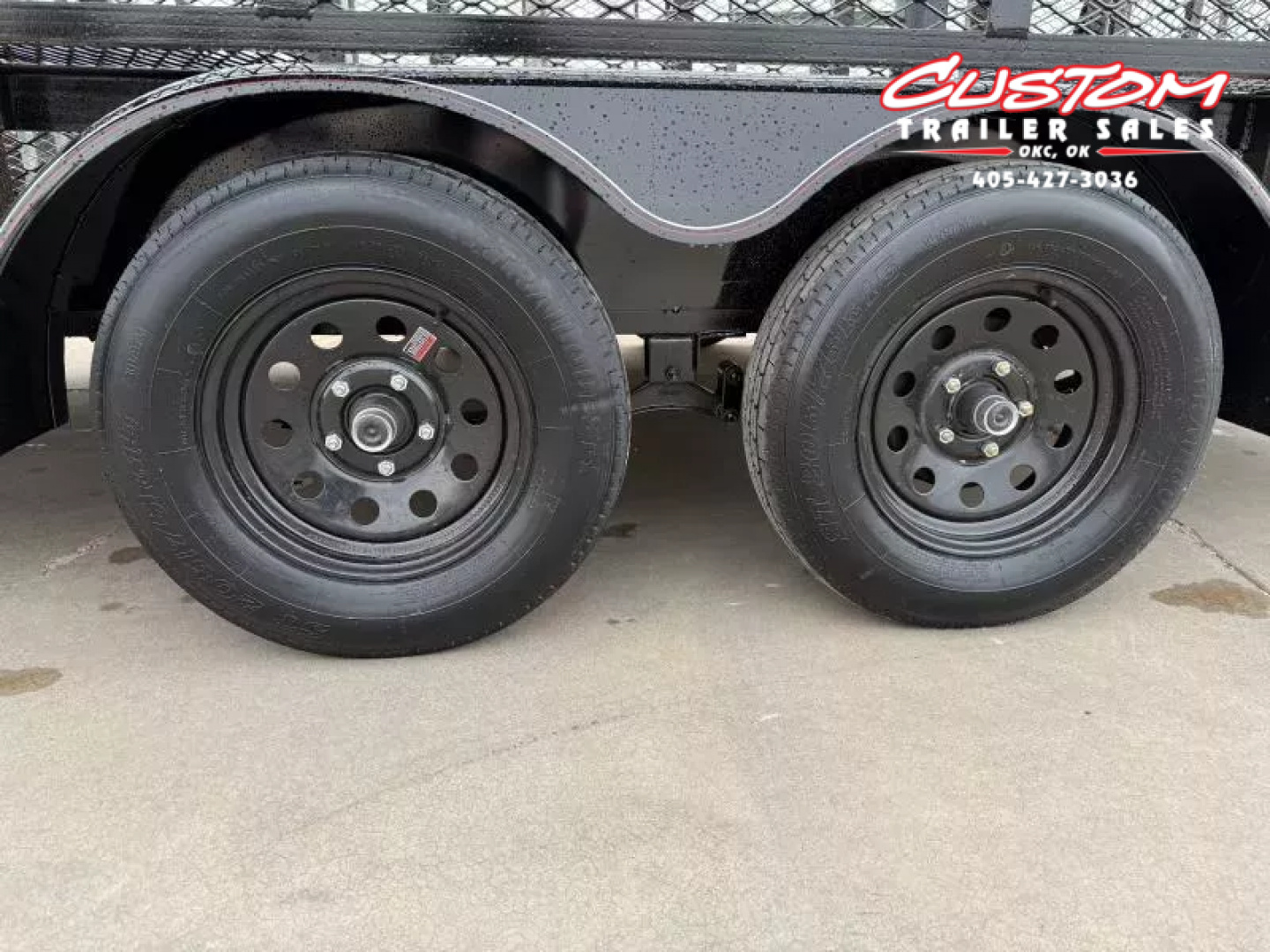 New #144427 2025 MP CUSTOMS 16 X 83 TANDEM AXLE PIPE TOP 7K LANDSCAPE TRAILER W/ 4' SIDES