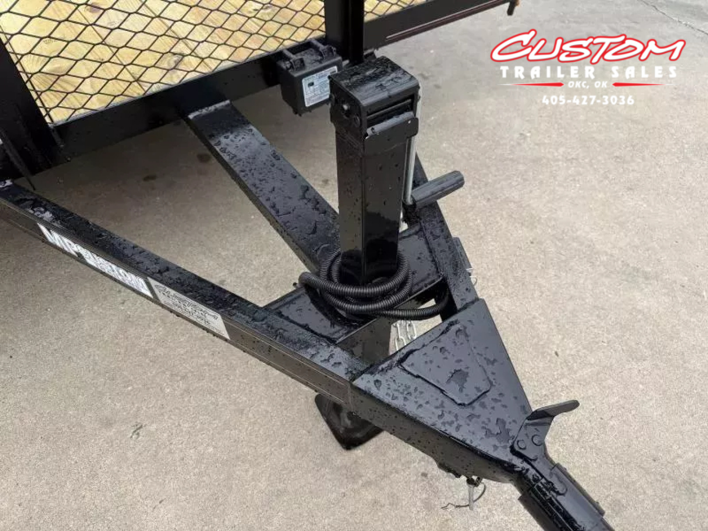 New #144427 2025 MP CUSTOMS 16 X 83 TANDEM AXLE PIPE TOP 7K LANDSCAPE TRAILER W/ 4' SIDES