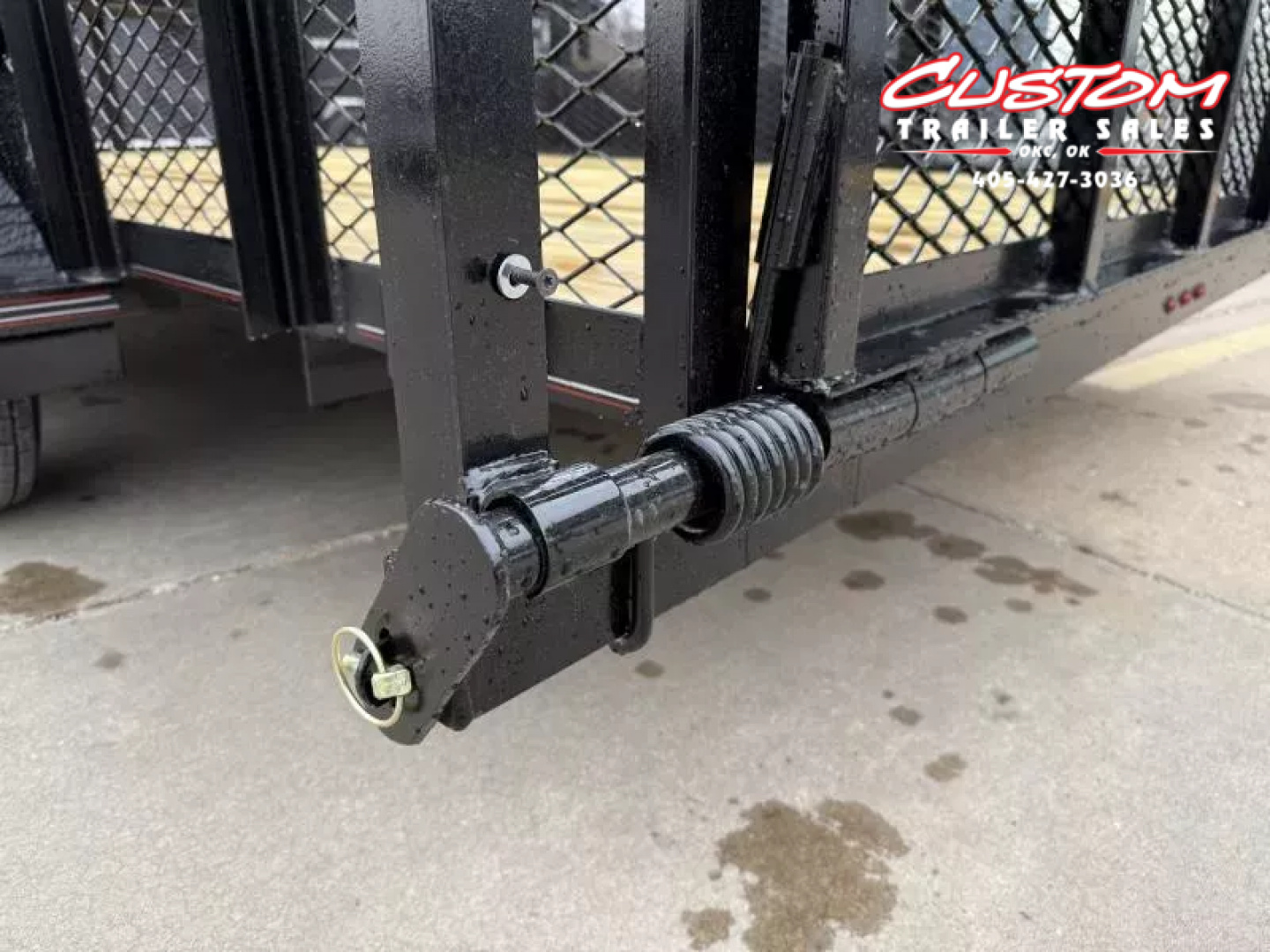 New #144427 2025 MP CUSTOMS 16 X 83 TANDEM AXLE PIPE TOP 7K LANDSCAPE TRAILER W/ 4' SIDES