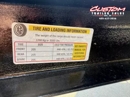 New #144557 2025 MP CUSTOMS 16 X 83 TANDEM AXLE PIPE TOP 7K LANDSCAPE TRAILER W/ 4' SIDES