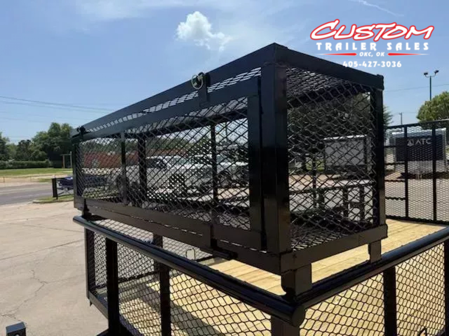 New #144644 2025 MP CUSTOMS 16 X 83 TANDEM AXLE PIPE TOP 7K LANDSCAPE TRAILER W/ 2' SIDES