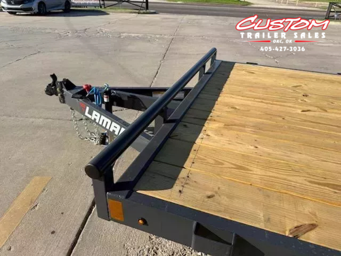 New #144751 2026 LAMAR CE 22 X 83 TANDEM AXLE 7K WOOD FLOOR CAR HAULER