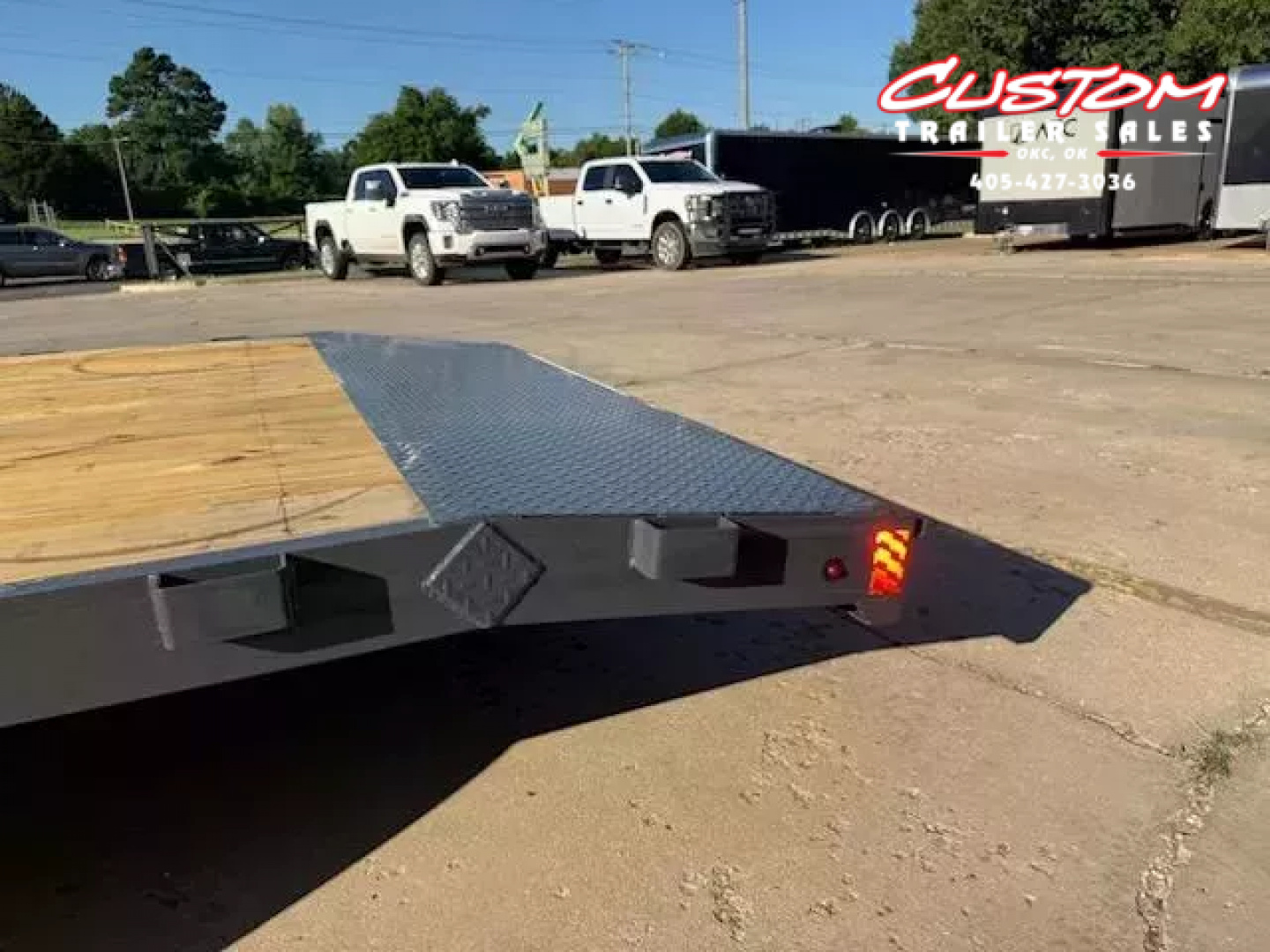 New #144751 2026 LAMAR CE 22 X 83 TANDEM AXLE 7K WOOD FLOOR CAR HAULER