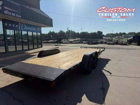 New #144751 2026 LAMAR CE 22 X 83 TANDEM AXLE 7K WOOD FLOOR CAR HAULER