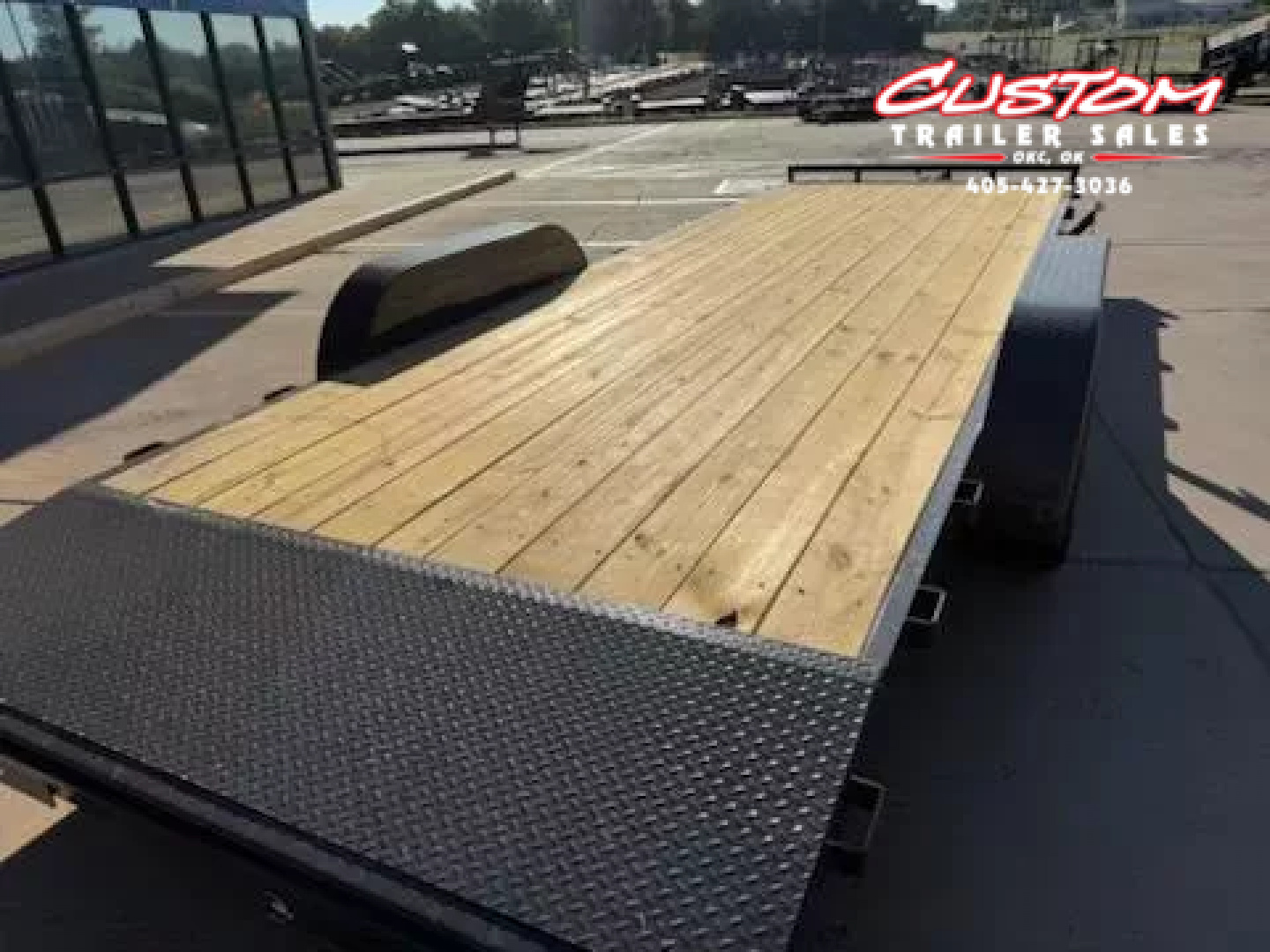 New #144808 2026 LAMAR CE 22 X 83 TANDEM AXLE 7K WOOD FLOOR CAR HAULER