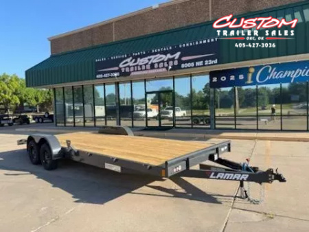 New #144808 2026 LAMAR CE 22 X 83 TANDEM AXLE 7K WOOD FLOOR CAR HAULER