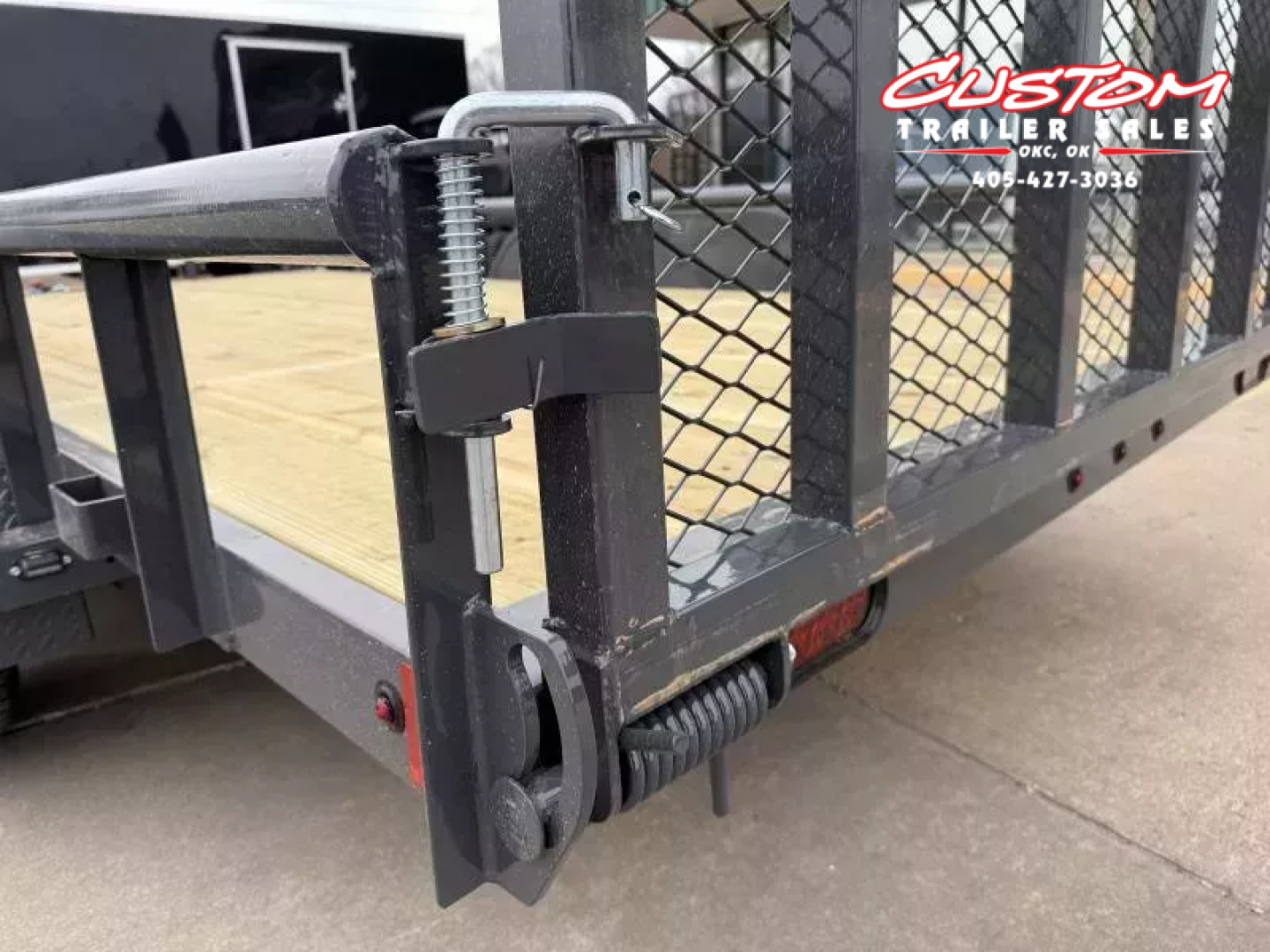 New #144811 2026 LAMAR UC 14 X 77 TANDEM AXLE PIPE TOP 7K UTILITY W/ REAR RAMP GATE