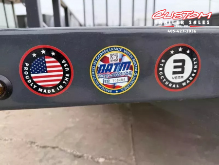 New #144811 2026 LAMAR UC 14 X 77 TANDEM AXLE PIPE TOP 7K UTILITY W/ REAR RAMP GATE