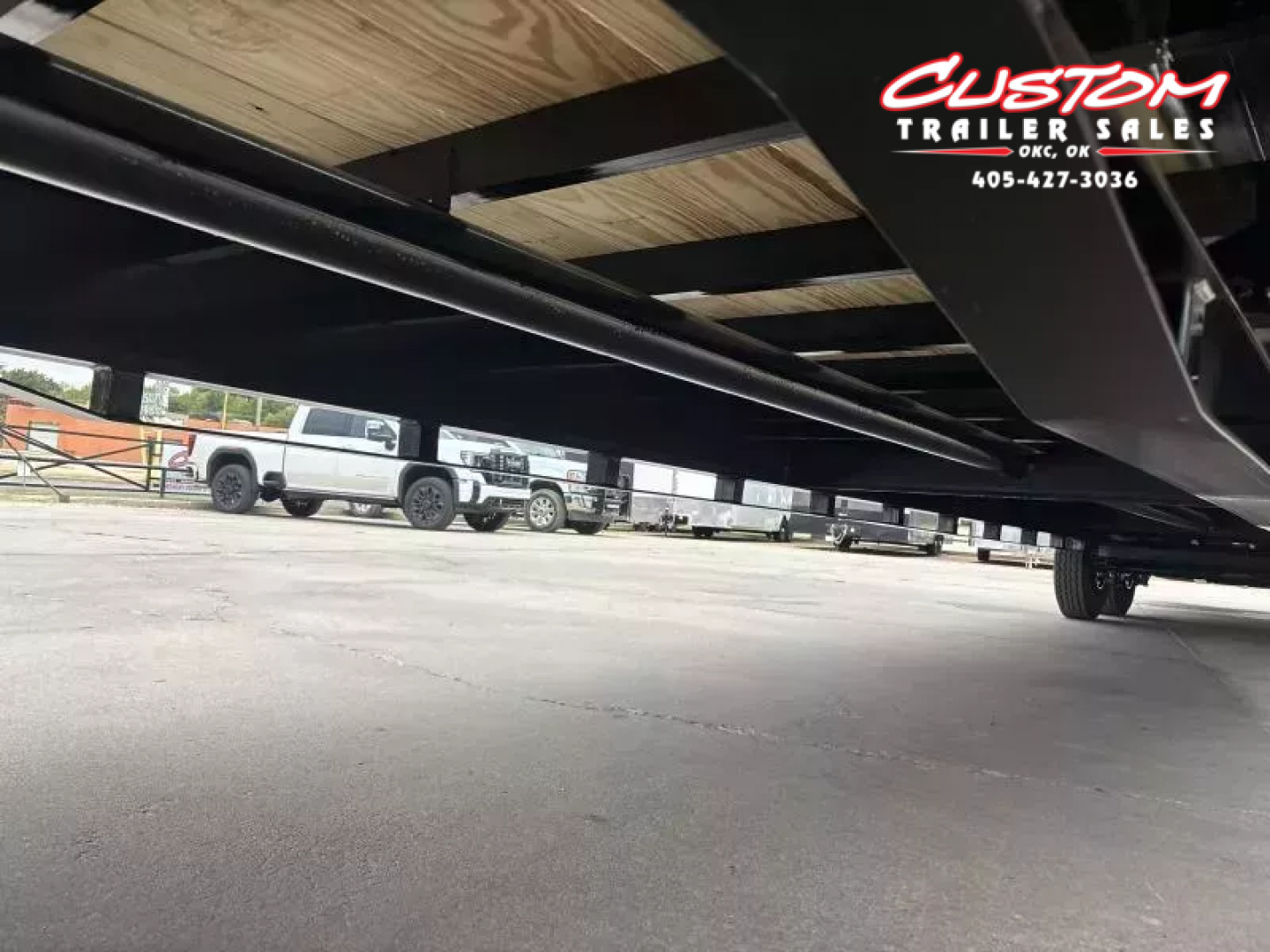 New #144894 2026 MP CUSTOMS 40 X 102 TANDEM AXLE 14K FLATBED GOOSENECK W/ MAXX RAMPS