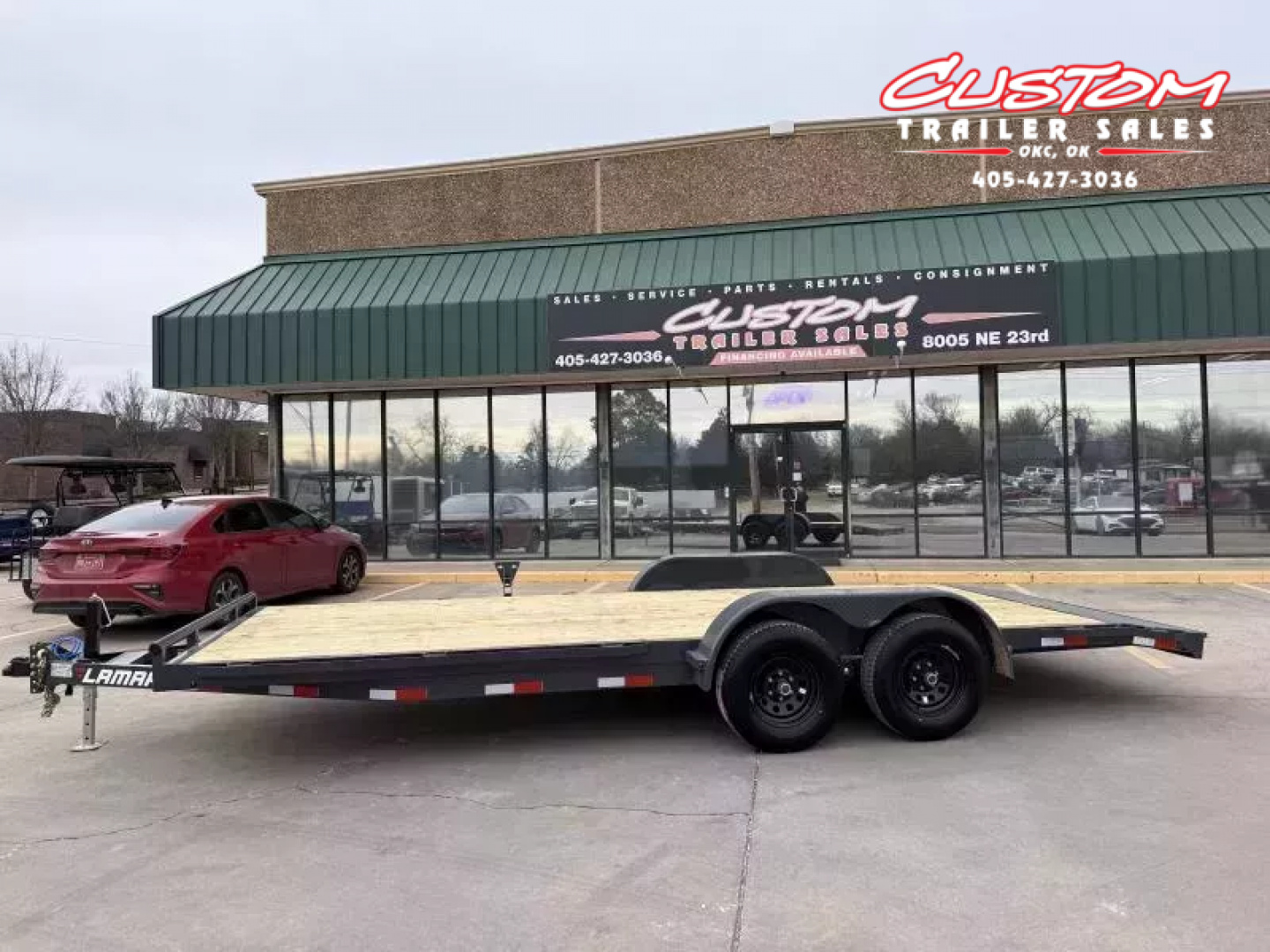 New #145034 2026 LAMAR CC 20 X 83 TANDEM AXLE 10K WOOD FLOOR CAR HAULER