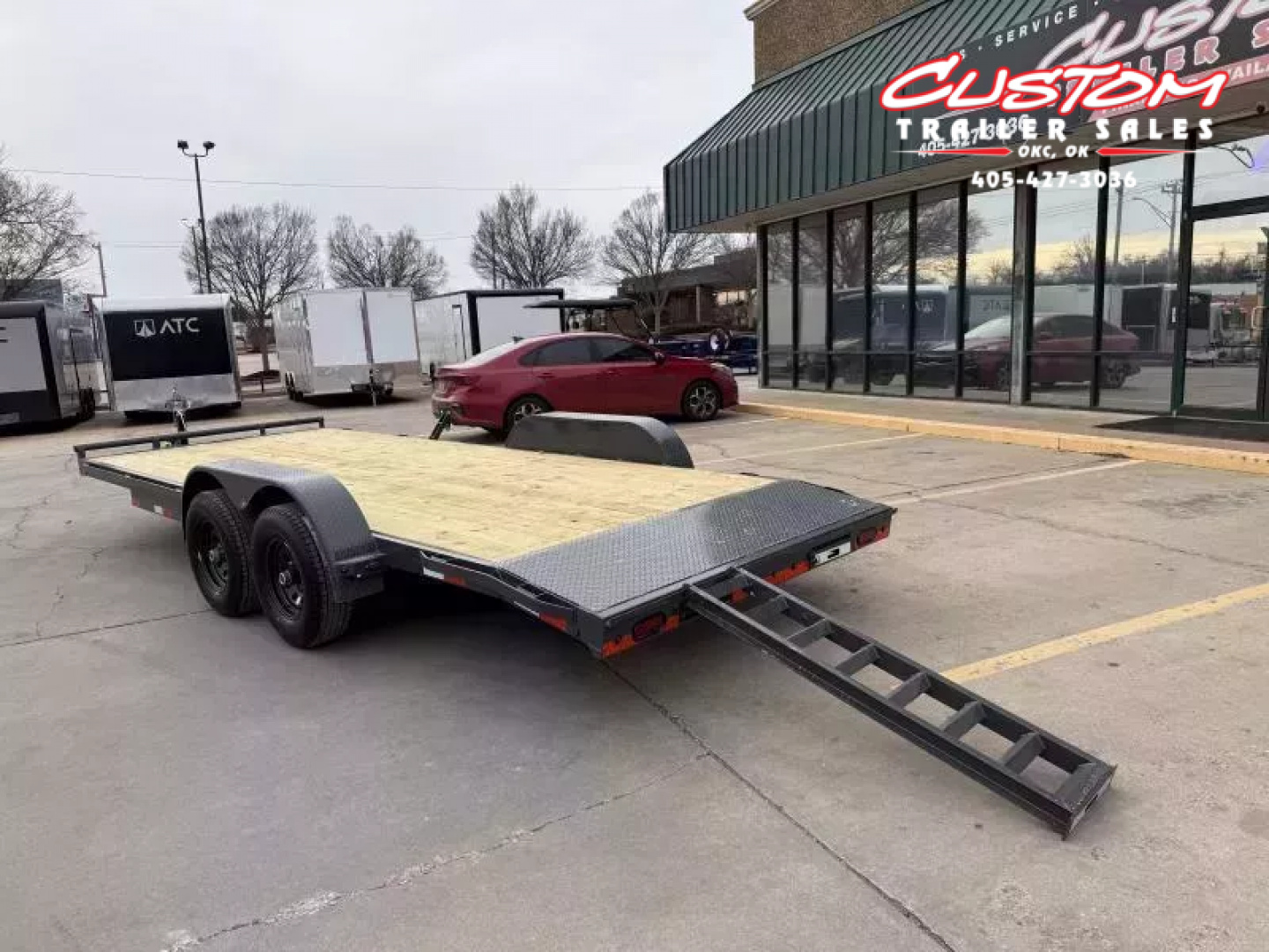 New #145034 2026 LAMAR CC 20 X 83 TANDEM AXLE 10K WOOD FLOOR CAR HAULER