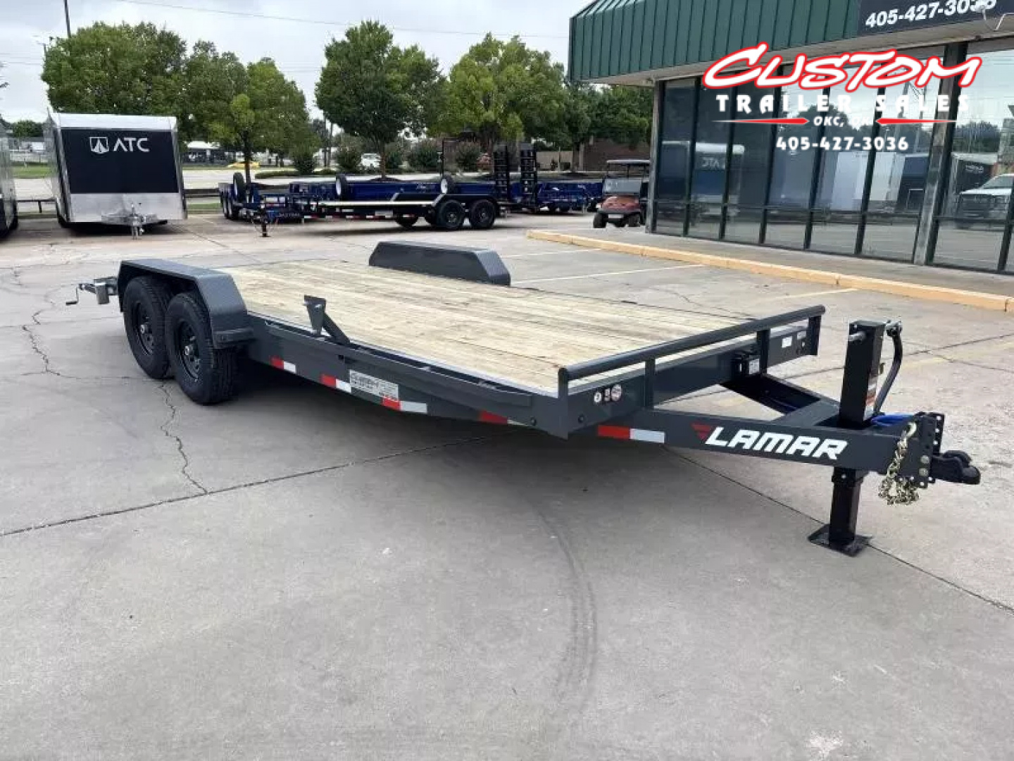 New #145057 2026 LAMAR H6 20 X 83 TANDEM AXLE 14K EQUIPMENT HAULER W/ SLIDE IN RAMPS