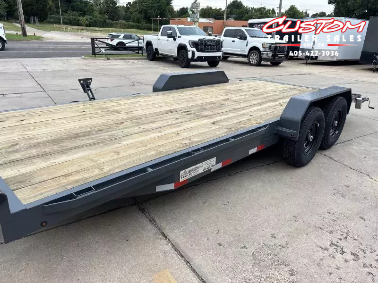 New #145057 2026 LAMAR H6 20 X 83 TANDEM AXLE 14K EQUIPMENT HAULER W/ SLIDE IN RAMPS