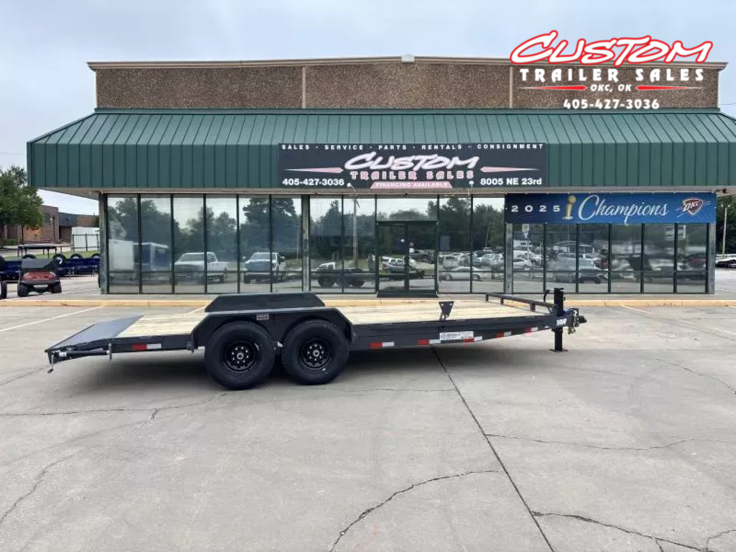 New #145057 2026 LAMAR H6 20 X 83 TANDEM AXLE 14K EQUIPMENT HAULER W/ SLIDE IN RAMPS