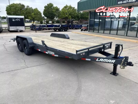 New #145057 2026 LAMAR H6 20 X 83 TANDEM AXLE 14K EQUIPMENT HAULER W/ SLIDE IN RAMPS