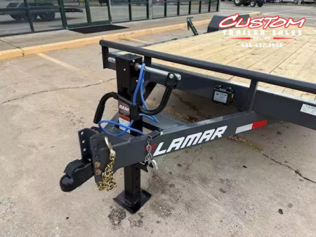 New #145225 2026 LAMAR H6 20 X 83 TANDEM AXLE 14K EQUIPMENT HAULER W/ SLIDE IN RAMPS