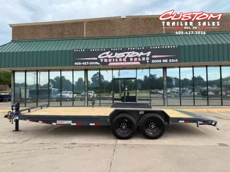 New #145225 2026 LAMAR H6 20 X 83 TANDEM AXLE 14K EQUIPMENT HAULER W/ SLIDE IN RAMPS