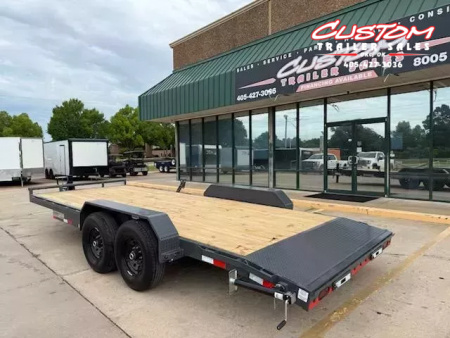 New #145225 2026 LAMAR H6 20 X 83 TANDEM AXLE 14K EQUIPMENT HAULER W/ SLIDE IN RAMPS