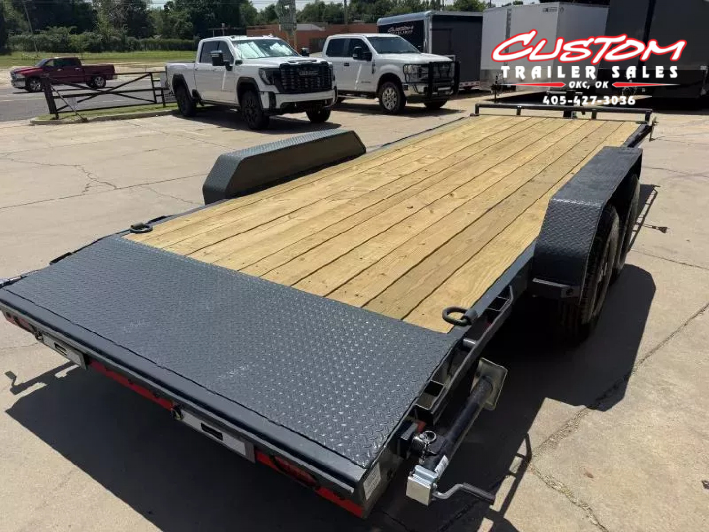 New #145226 2026 LAMAR H6 20 X 83 TANDEM AXLE 14K EQUIPMENT HAULER W/ SLIDE IN RAMPS