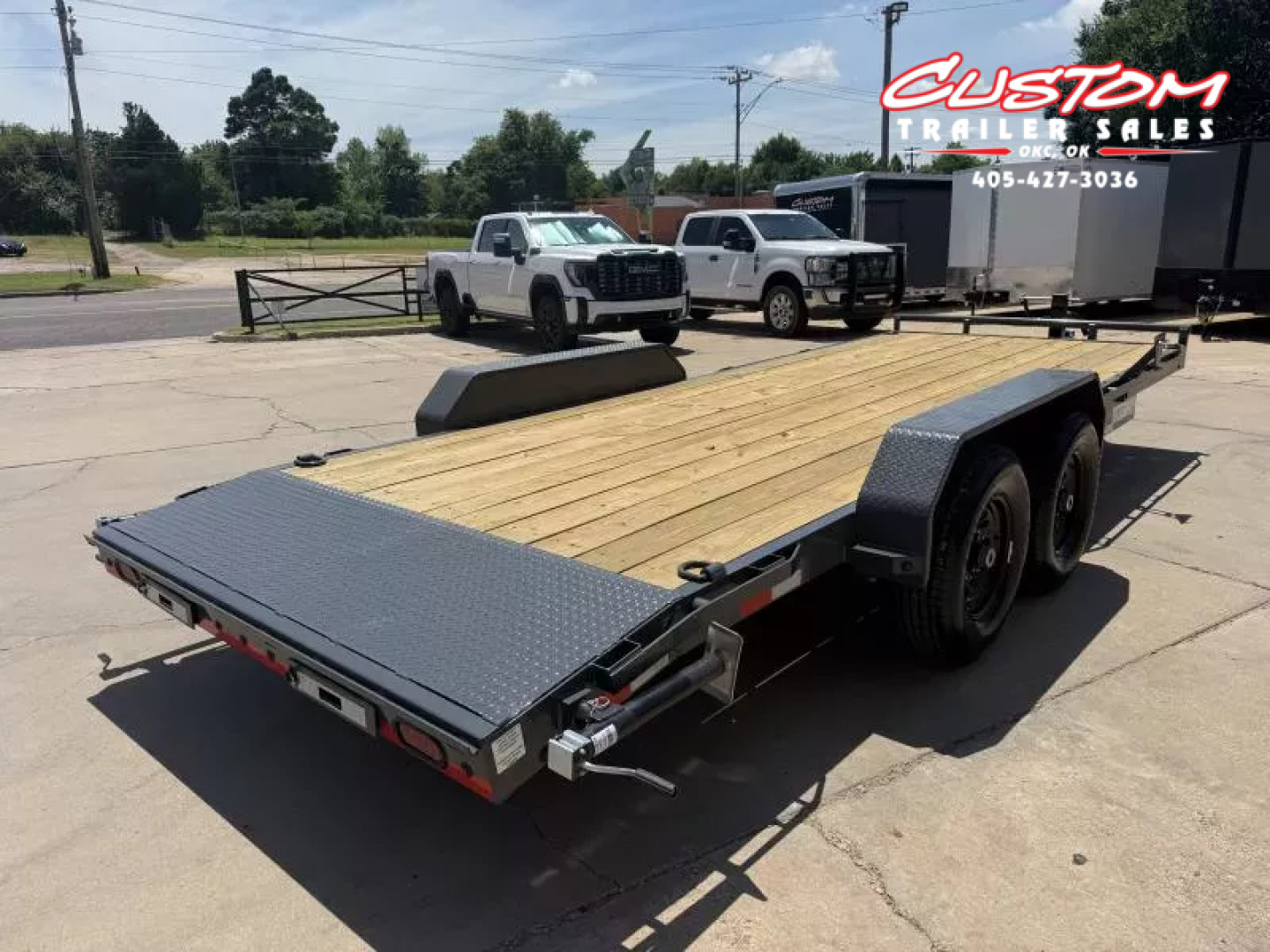 New #145226 2026 LAMAR H6 20 X 83 TANDEM AXLE 14K EQUIPMENT HAULER W/ SLIDE IN RAMPS