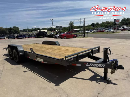 New #145226 2026 LAMAR H6 20 X 83 TANDEM AXLE 14K EQUIPMENT HAULER W/ SLIDE IN RAMPS