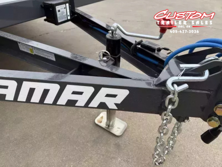 New #145760 2026 LAMAR UC 14 X 77 TANDEM AXLE PIPE TOP 7K UTILITY W/ REAR RAMP GATE