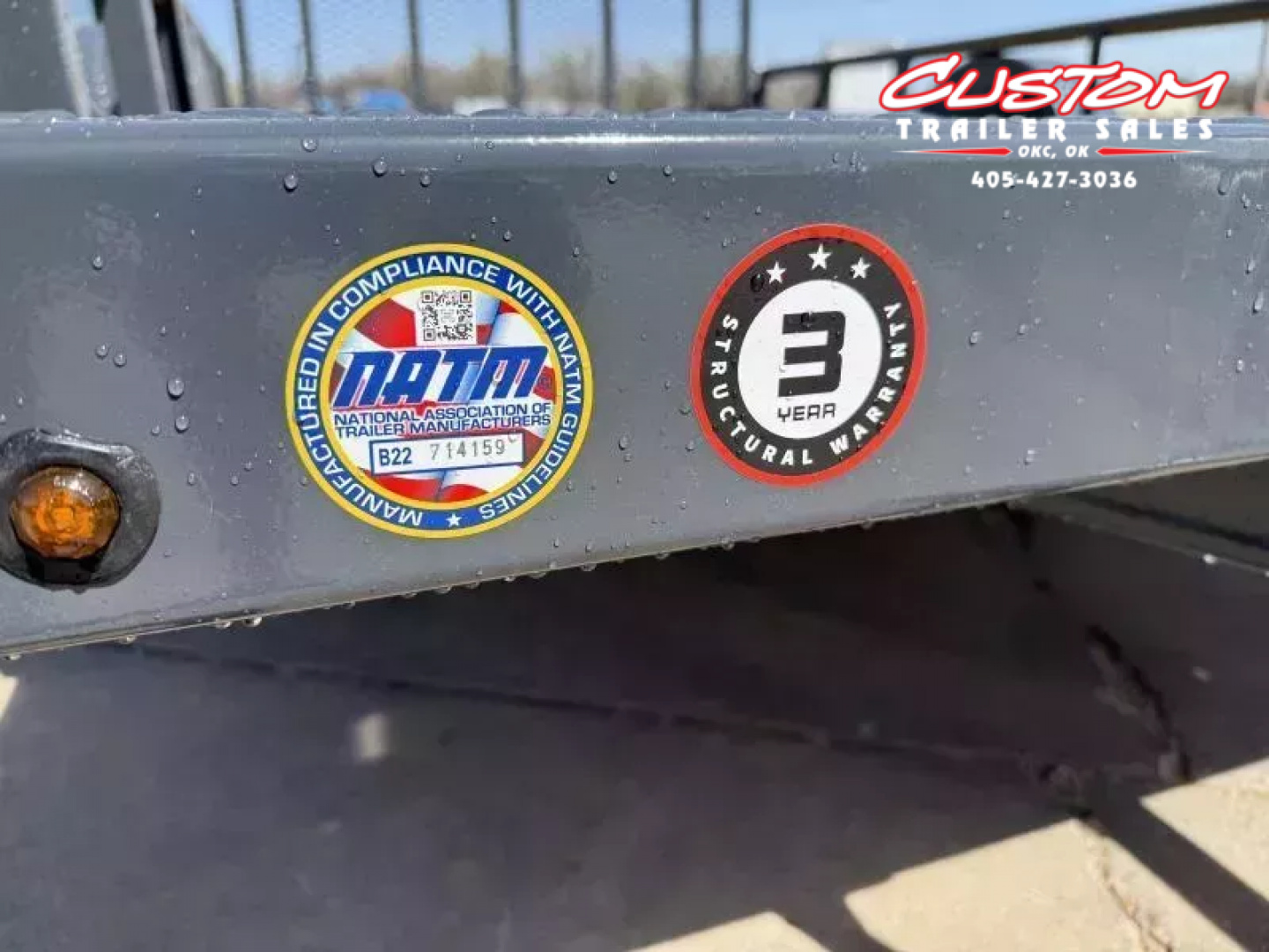 New #145921 2026 LAMAR  UC 12 X 83 SINGLE AXLE PIPE TOP 3K UTILITY TRAILER W/ REAR RAMP GATE