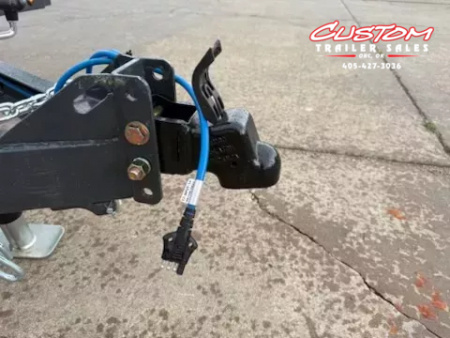 New #146104 2026 LAMAR UC 12 X 77 SINGLE AXLE PIPE TOP 3K UTILITY TRAILER W/ REAR RAMP GATE