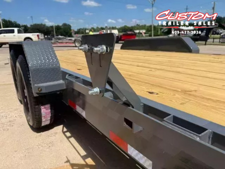 New #145634 LAMAR H6 22 X 83 TANDEM AXLE 14K EQUIPMENT HAULER W/ SLIDE IN RAMPS