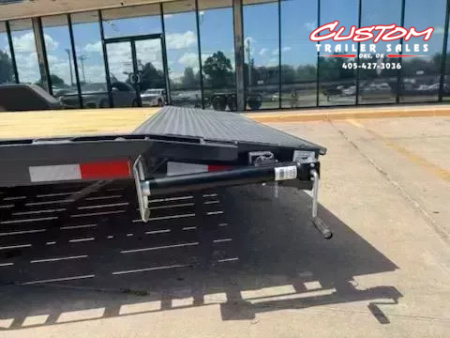 New #145634 LAMAR H6 22 X 83 TANDEM AXLE 14K EQUIPMENT HAULER W/ SLIDE IN RAMPS