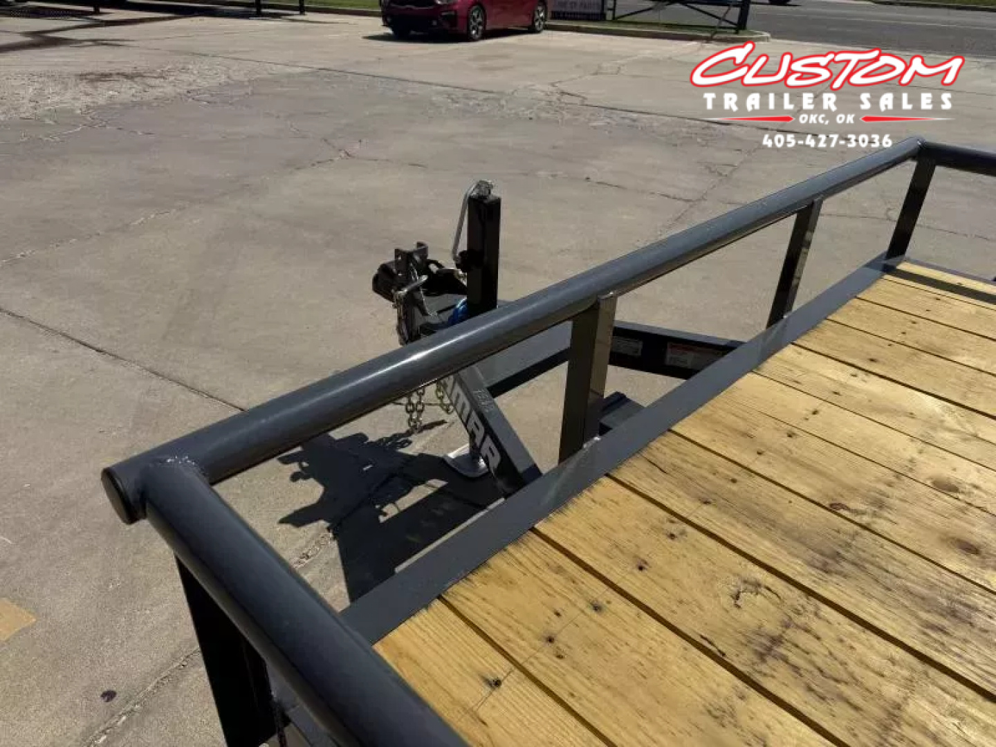 New #146637 2026 LAMAR U5 20 X 83 TANDEM AXLE PIPE TOP 10K UTILITY W/ REAR RAMP GATE