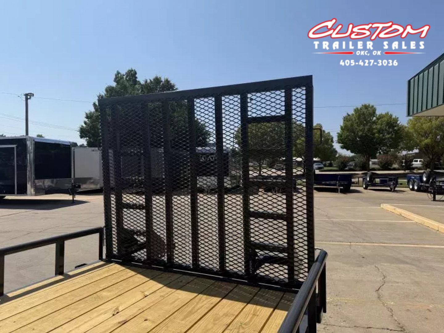 New #146709 2026 LAMAR U5 20 X 83 TANDEM AXLE PIPE TOP 10K UTILITY W/ REAR RAMP GATE