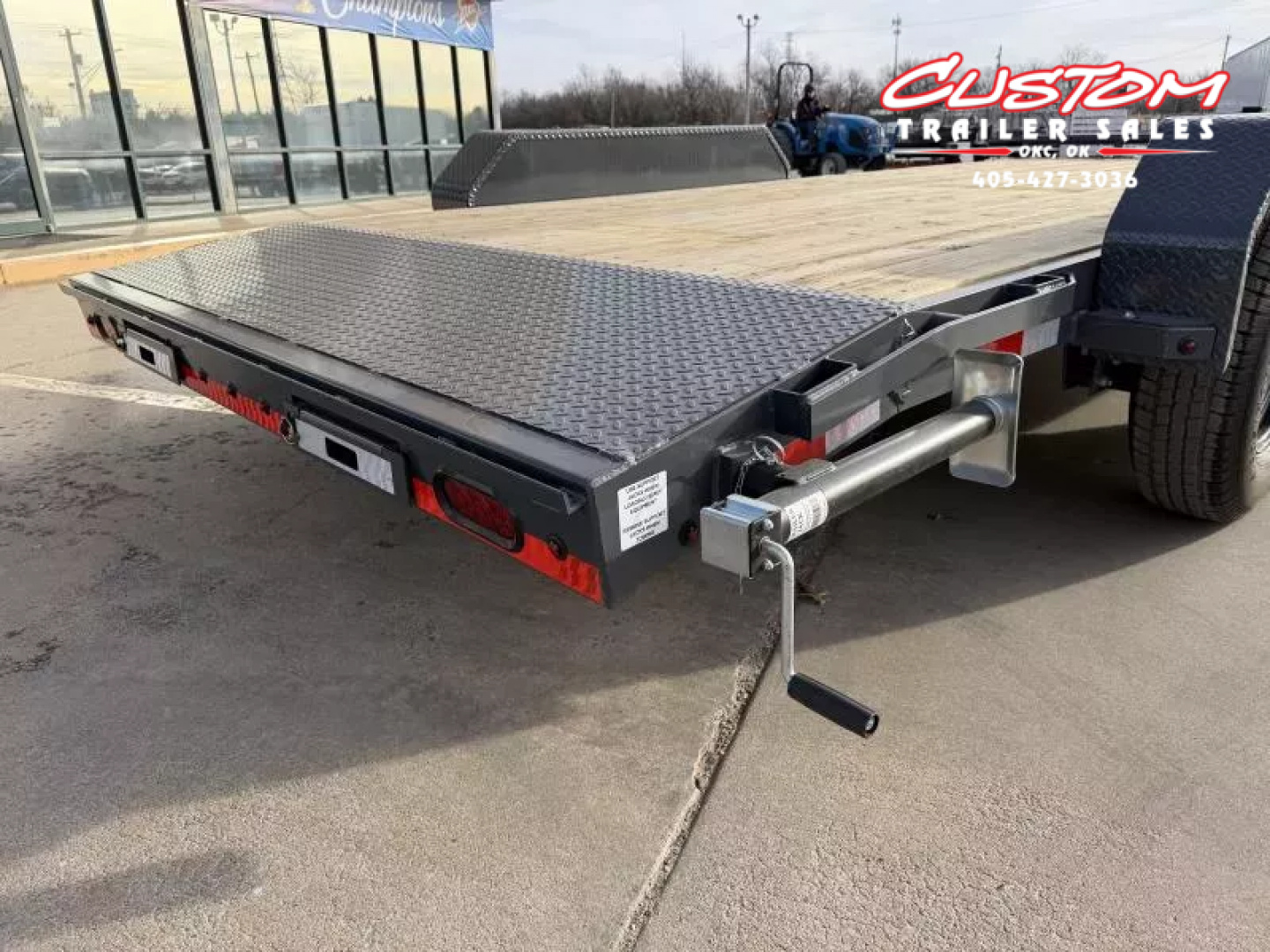 New #146987 2026 LAMAR H6 18 X 83 TANDEM AXLE 14K EQUIPMENT HAULER W/ SLIDE IN RAMPS